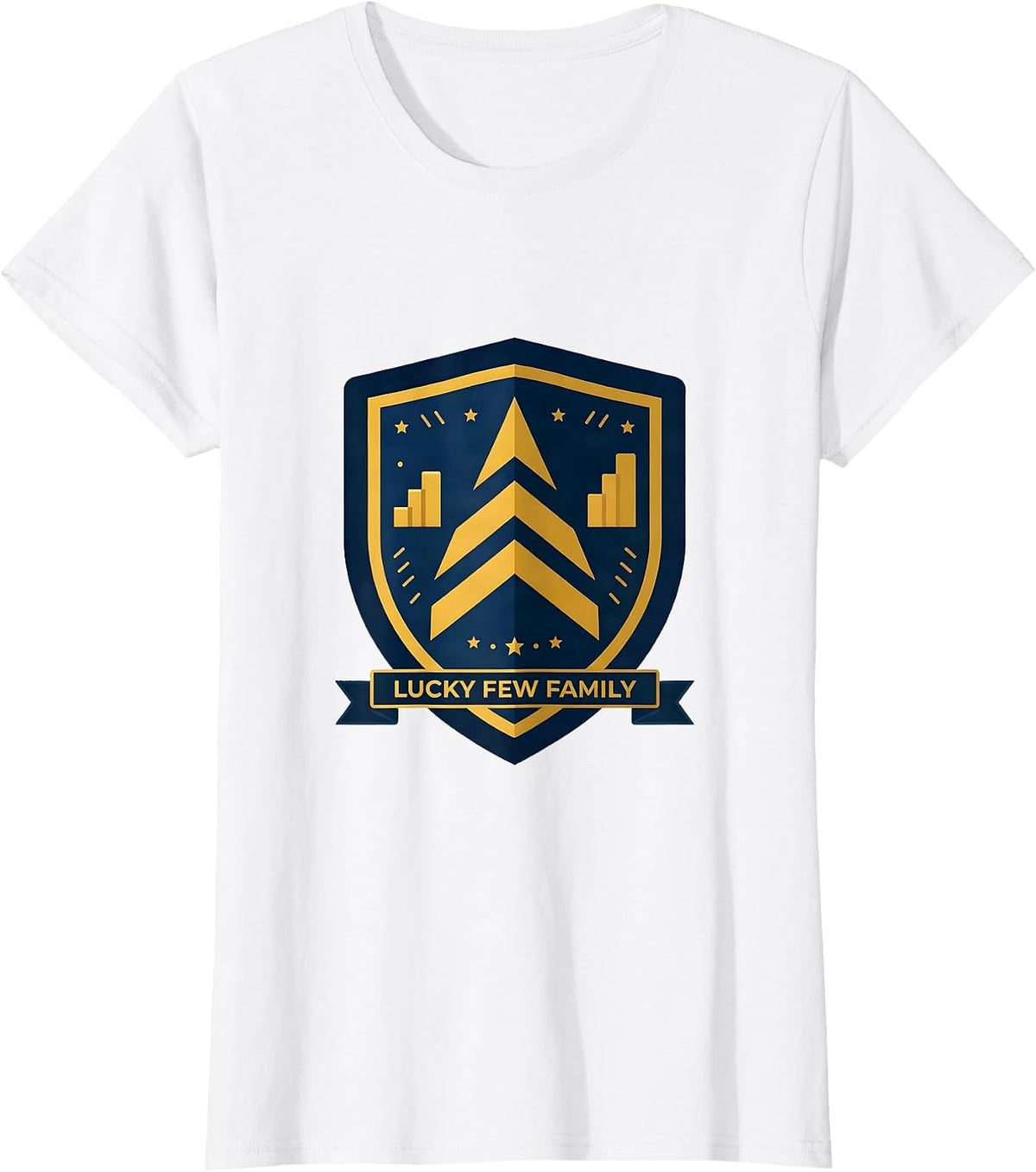 Women's Lucky Few Family Down Syndrome Awareness Mom Family Support T-Shirt - White