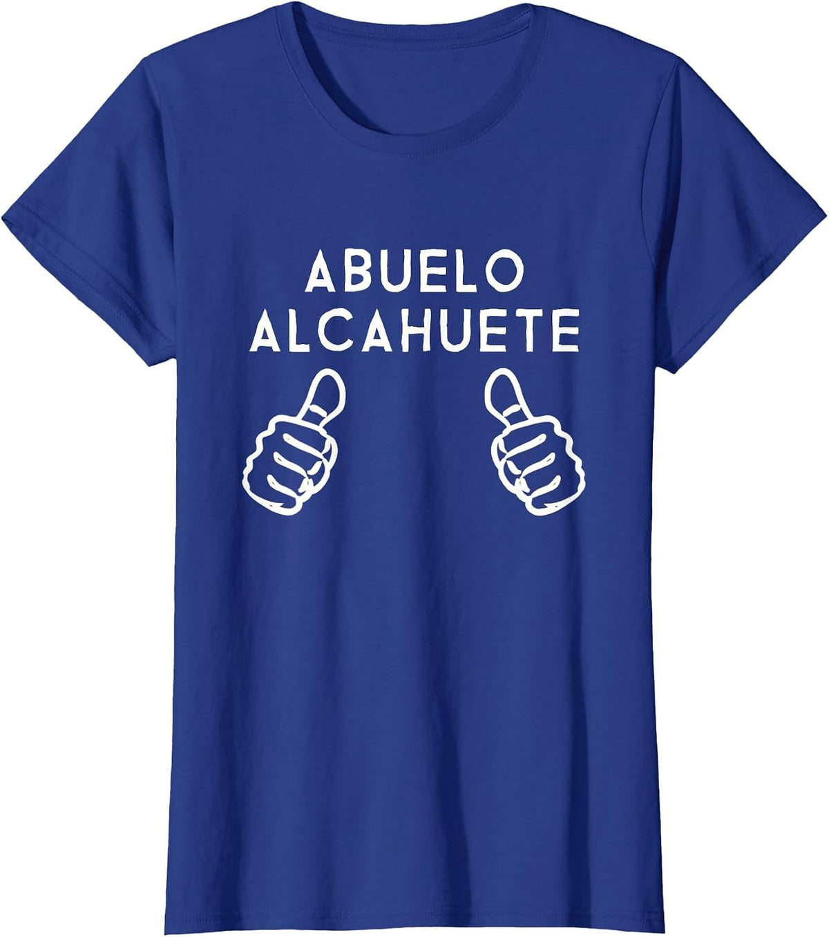 Funny Spanish Grandpa Abuelo Humor Hand Gesture T-Shirt - Royal Blue