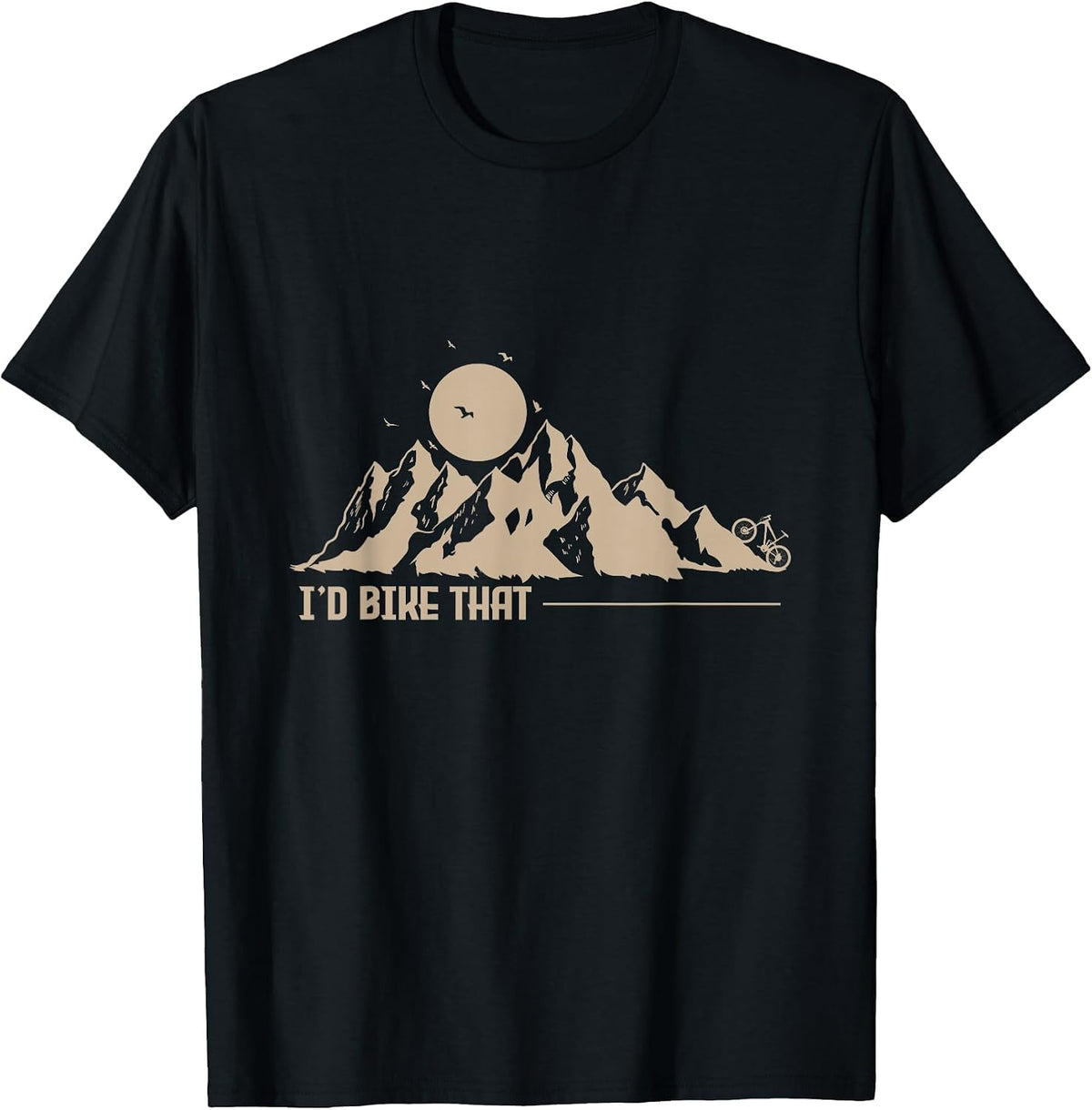 I'd Bike that Cycling T-Shirt - Black