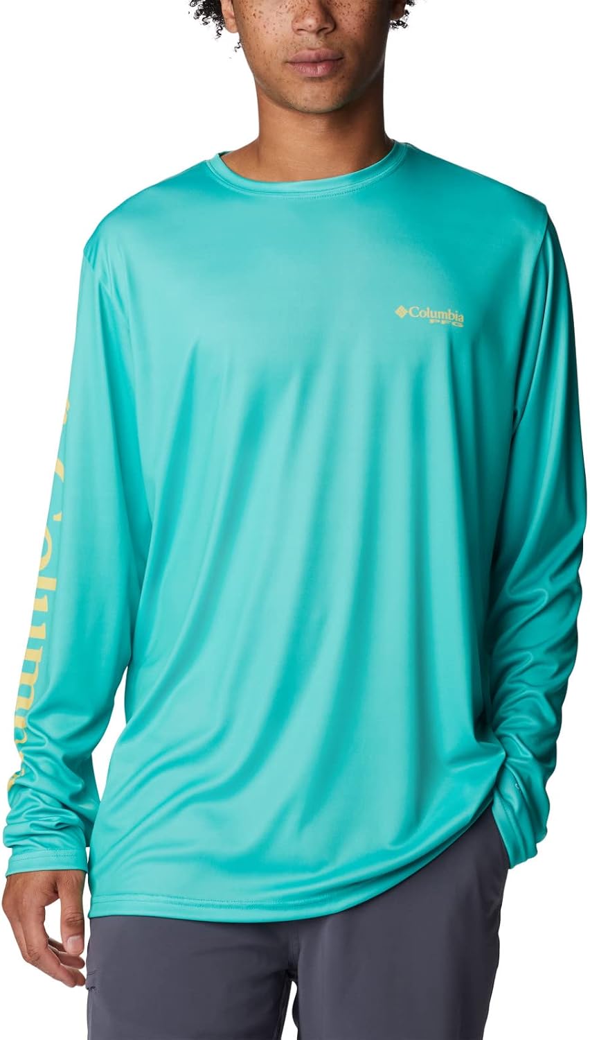 Columbia Terminal Tackle PFG™ Carey Chen Long Sleeve - Electric Turquoise\/Marlin