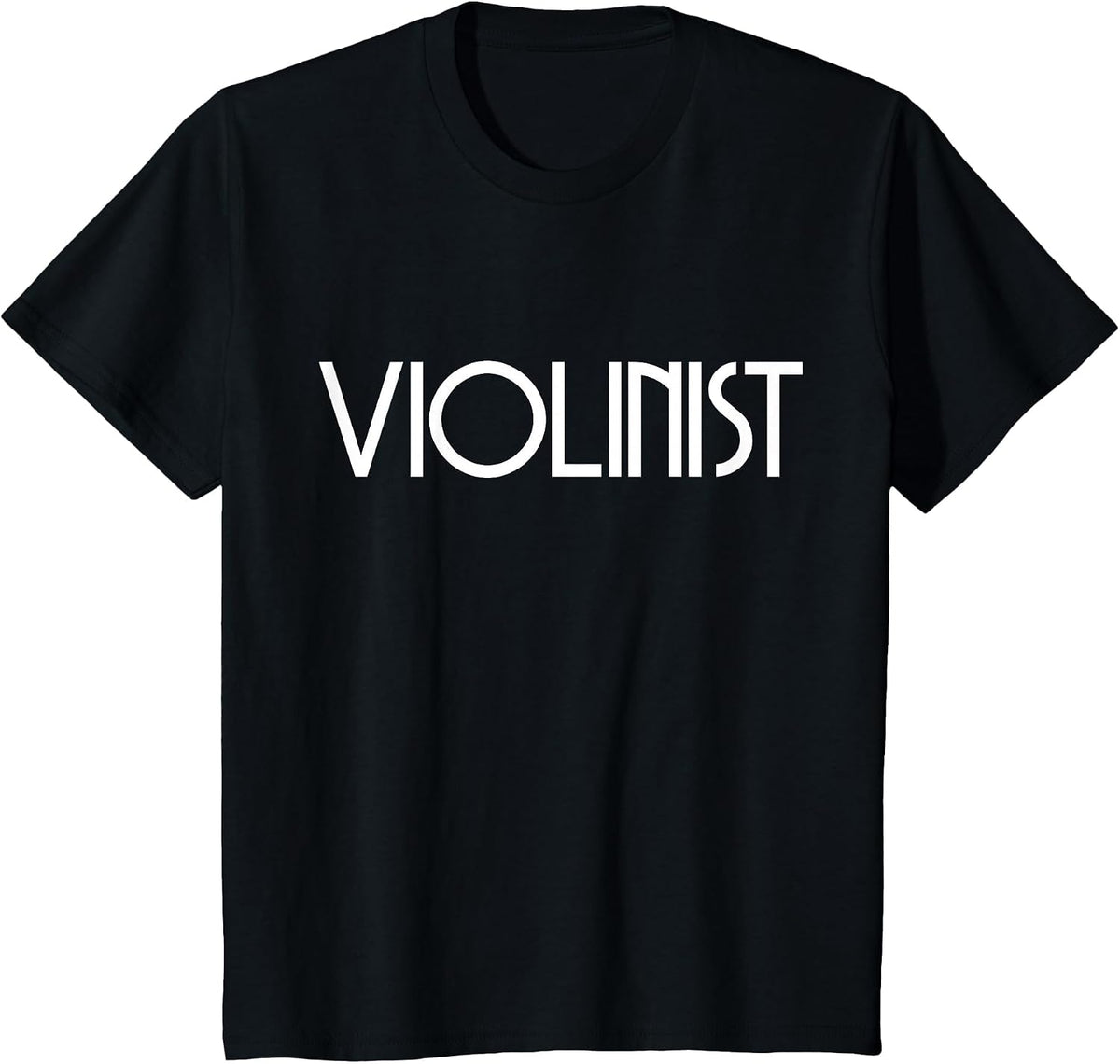 Violin Musical Music Teacher Violinist T-Shirt - Black