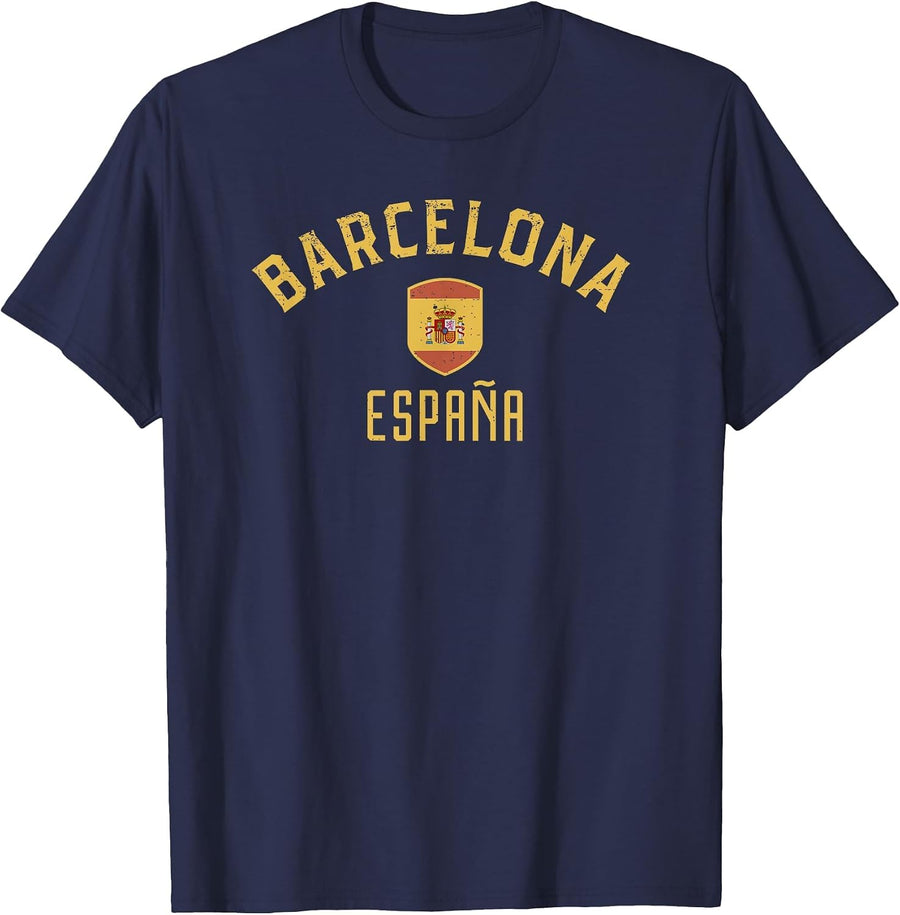 Barcelona Espana - Barcelona Spain T-Shirt - Navy Blue