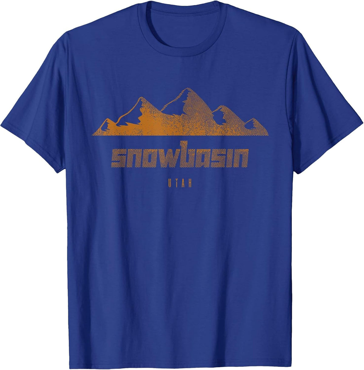 Snowbasin Mountains Utah Hiking Outdoors T-Shirt - Royal Blue