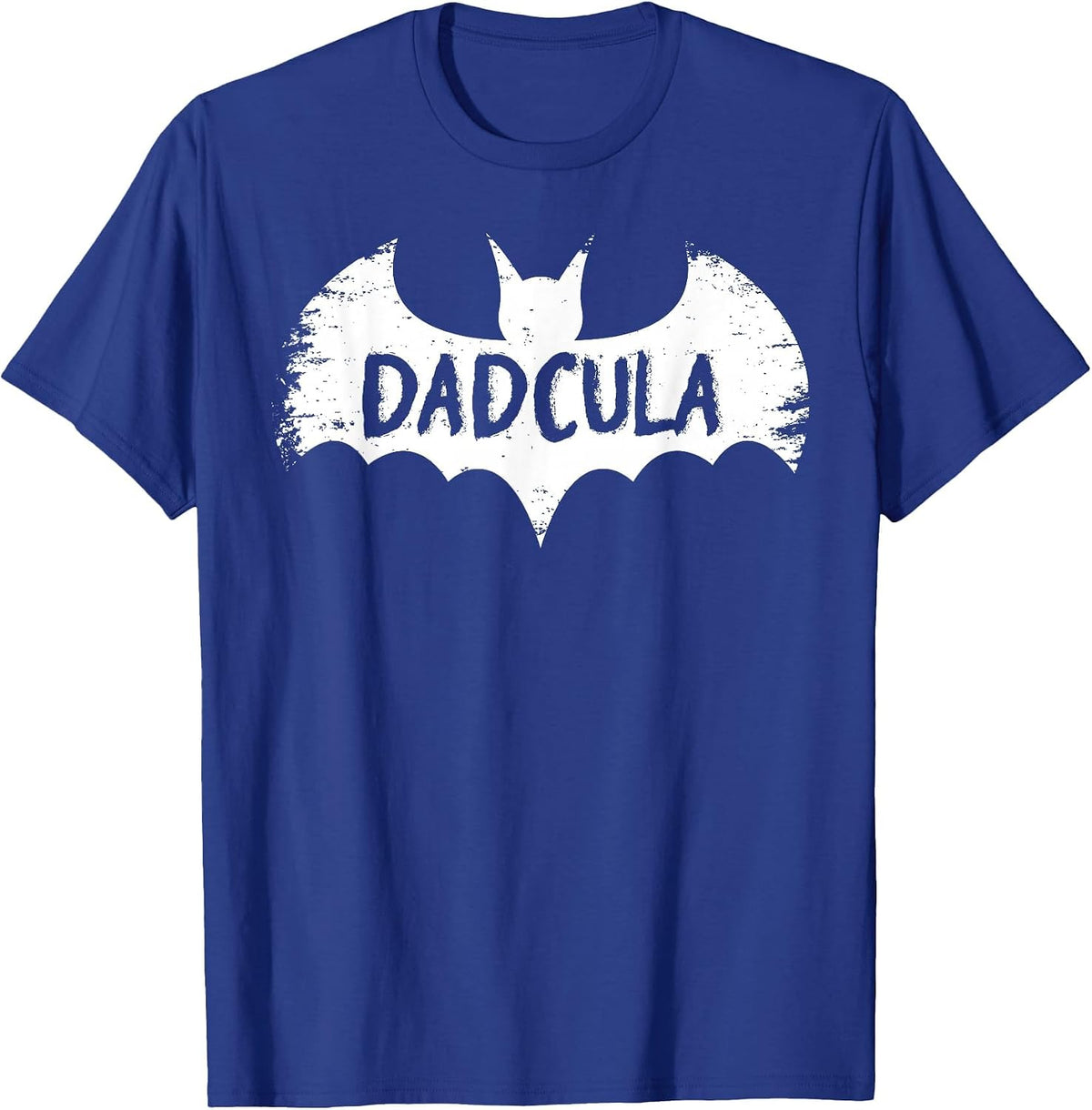 Papa Dadcula Dad Vampire Daddy Funny Halloween Father T-Shirt - Royal Blue