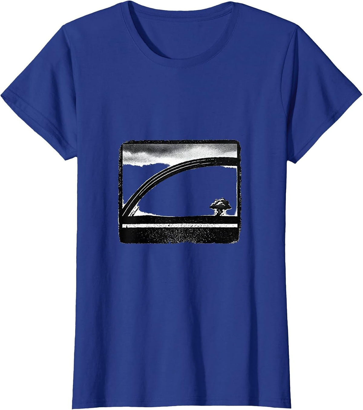 Women's Storm Stamp Tornado Chaser Meteorology Enthusiast T-Shirt - Royal Blue