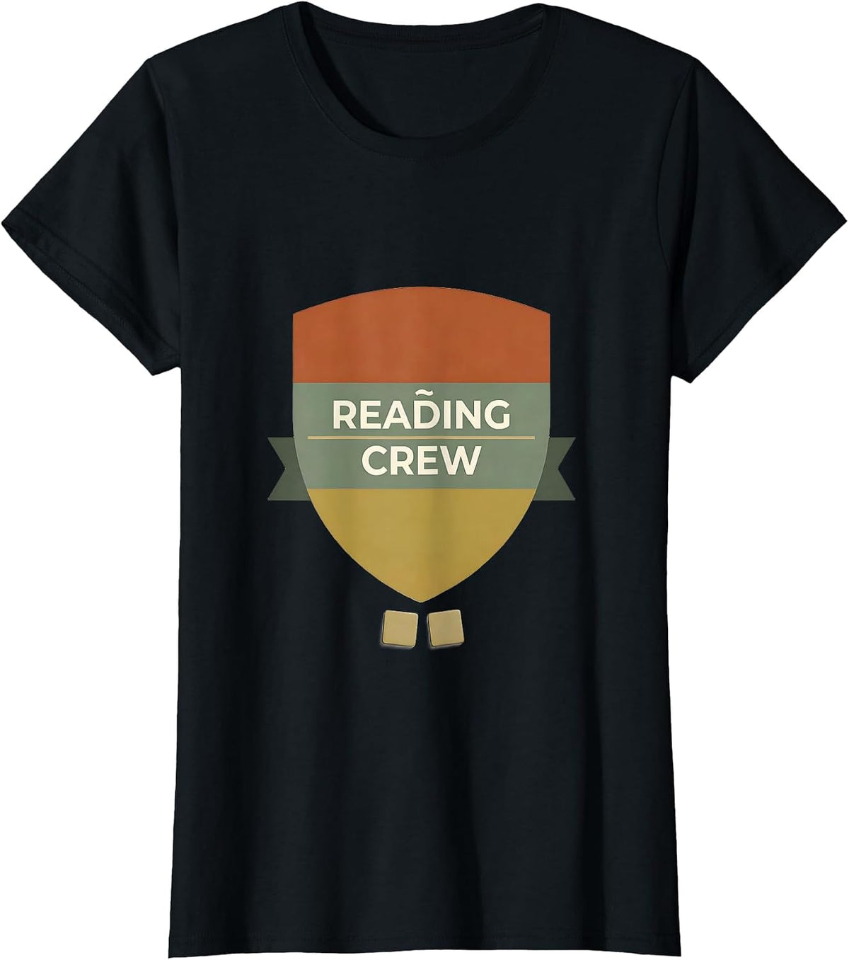 Reading Crew Dyslexia Teacher Specialist Humor Reading Team T-Shirt - Black