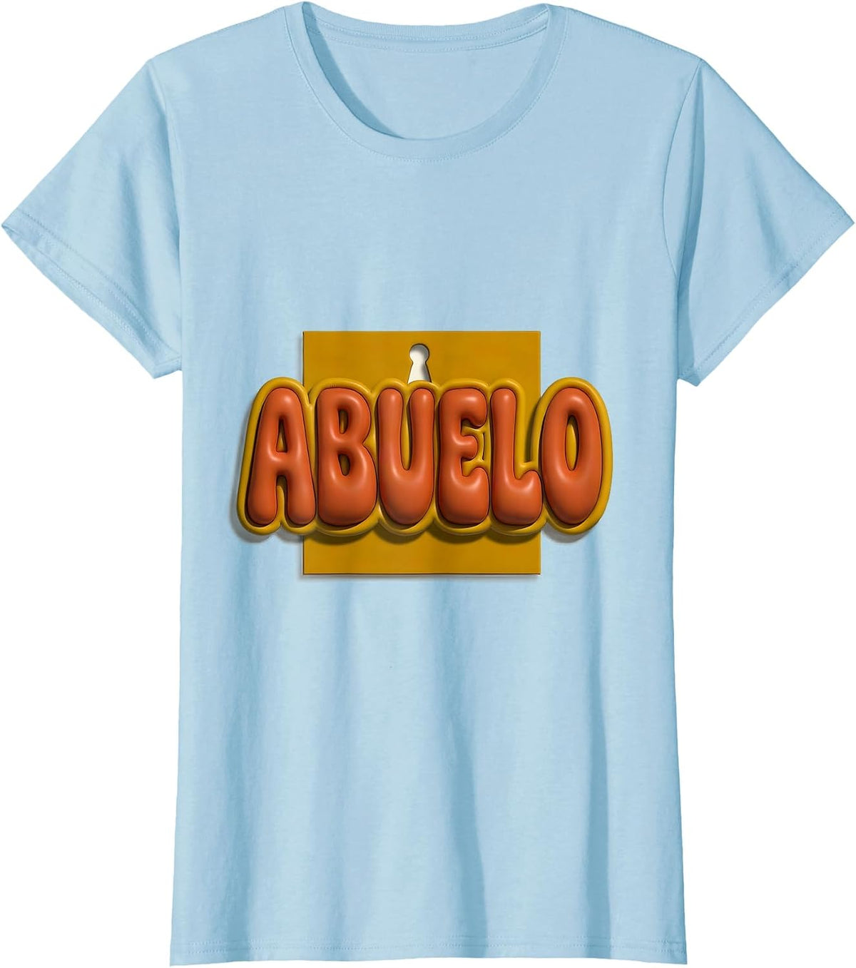 Abuelo Retro Groovy Grandparent Day Gift for Grandmothers T-Shirt - Baby Blue