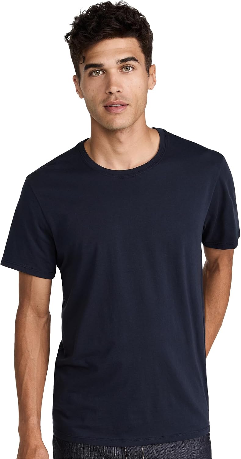 Anthony Thomas Melillo ATM Men's Classic Jersey Crew Neck Tee - Midnight