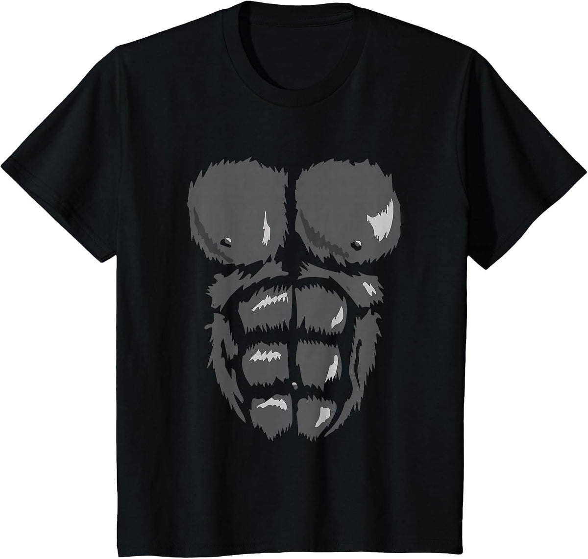Monkey Gorilla Halloween Costume T-Shirt - Black