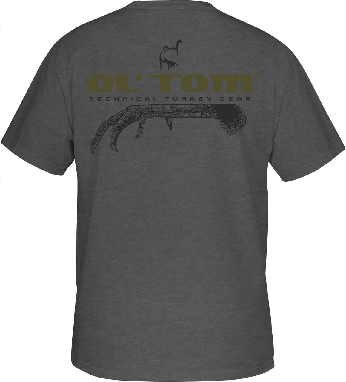 Drake Waterfowl Men's Turkey Talons Graphic T-Shirt | Cotton Polyester Blend | Ol' Tom Turkey Hunting Lifestyle Tee -