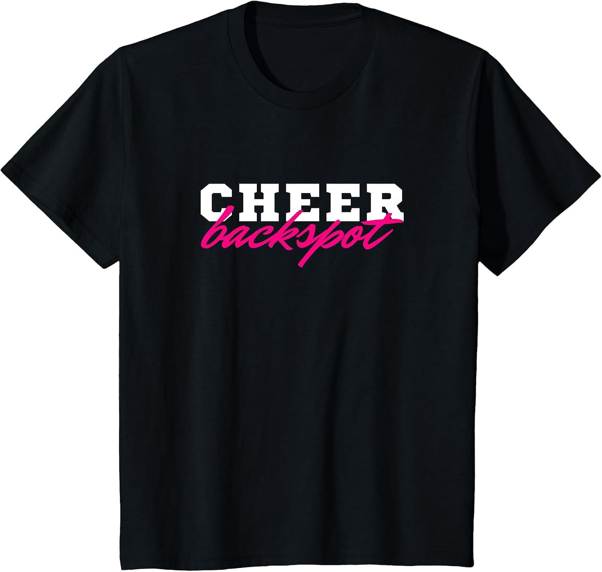 Cheer Backspot T-Shirt - Black