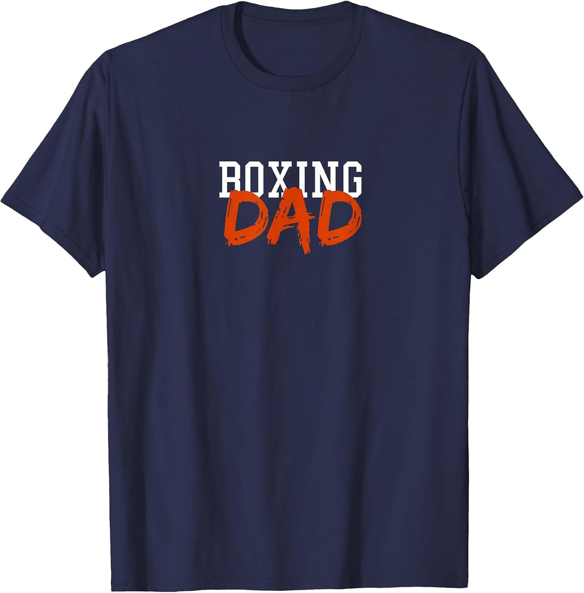 Boxing Dad Summer Winter Sports T-Shirt - Navy Blue