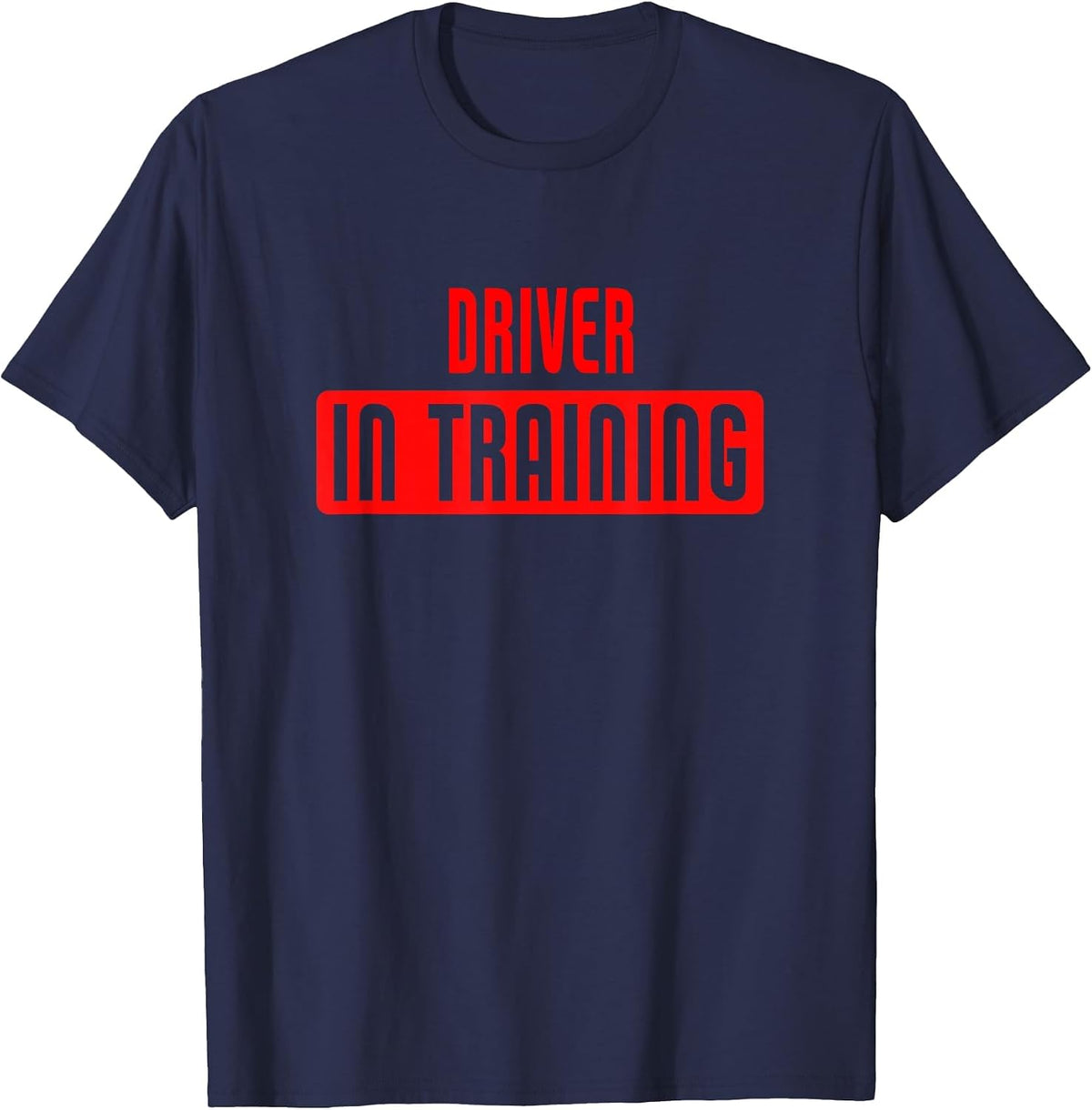 Driver in Training Future Driver T-Shirt - Navy Blue