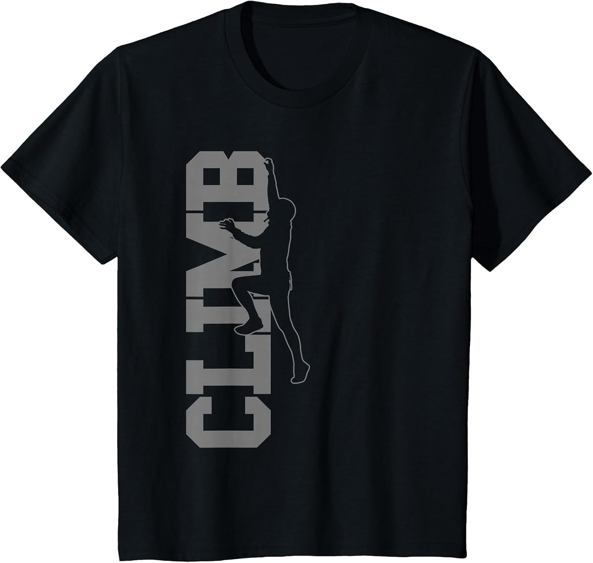 Climbing Rock Climber Bouldering Climb T-Shirt - Black