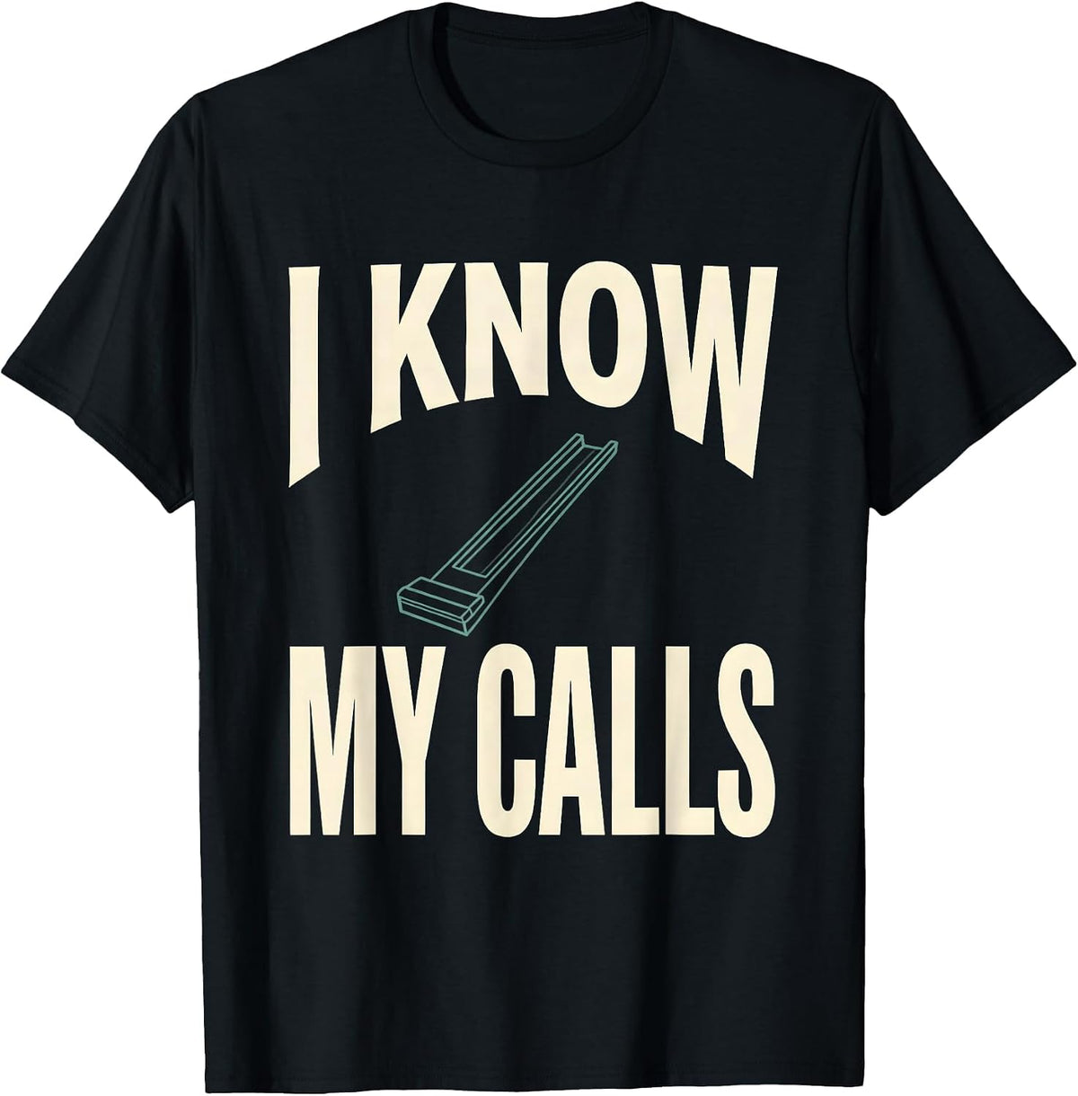 Men's I Know My Calls Funny Ham Radio Operator Hobbyist Gift T-Shirt - Black