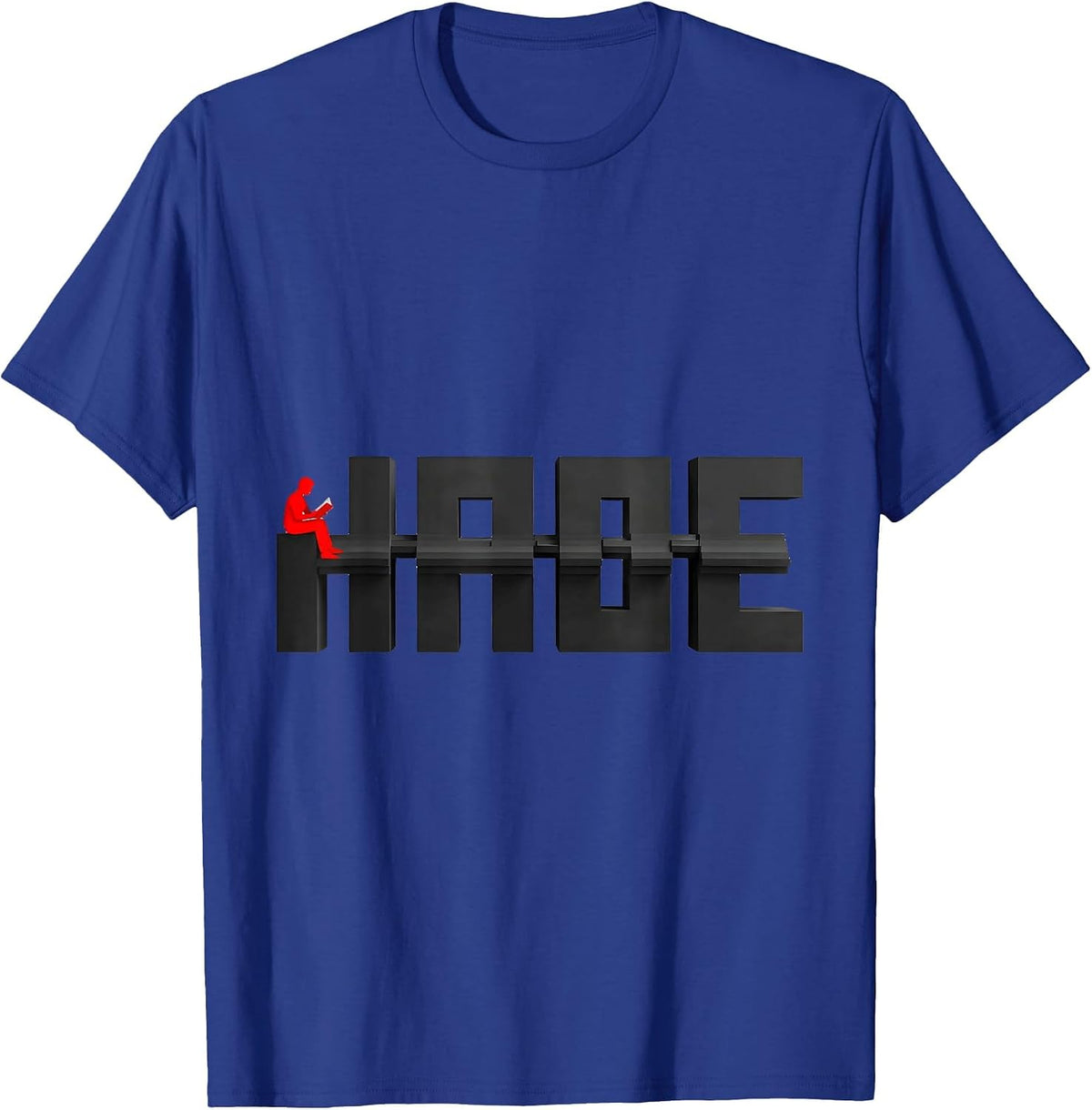 Men's Exploded Literacy Teacher Reading Specialist Awareness T-Shirt - Royal Blue