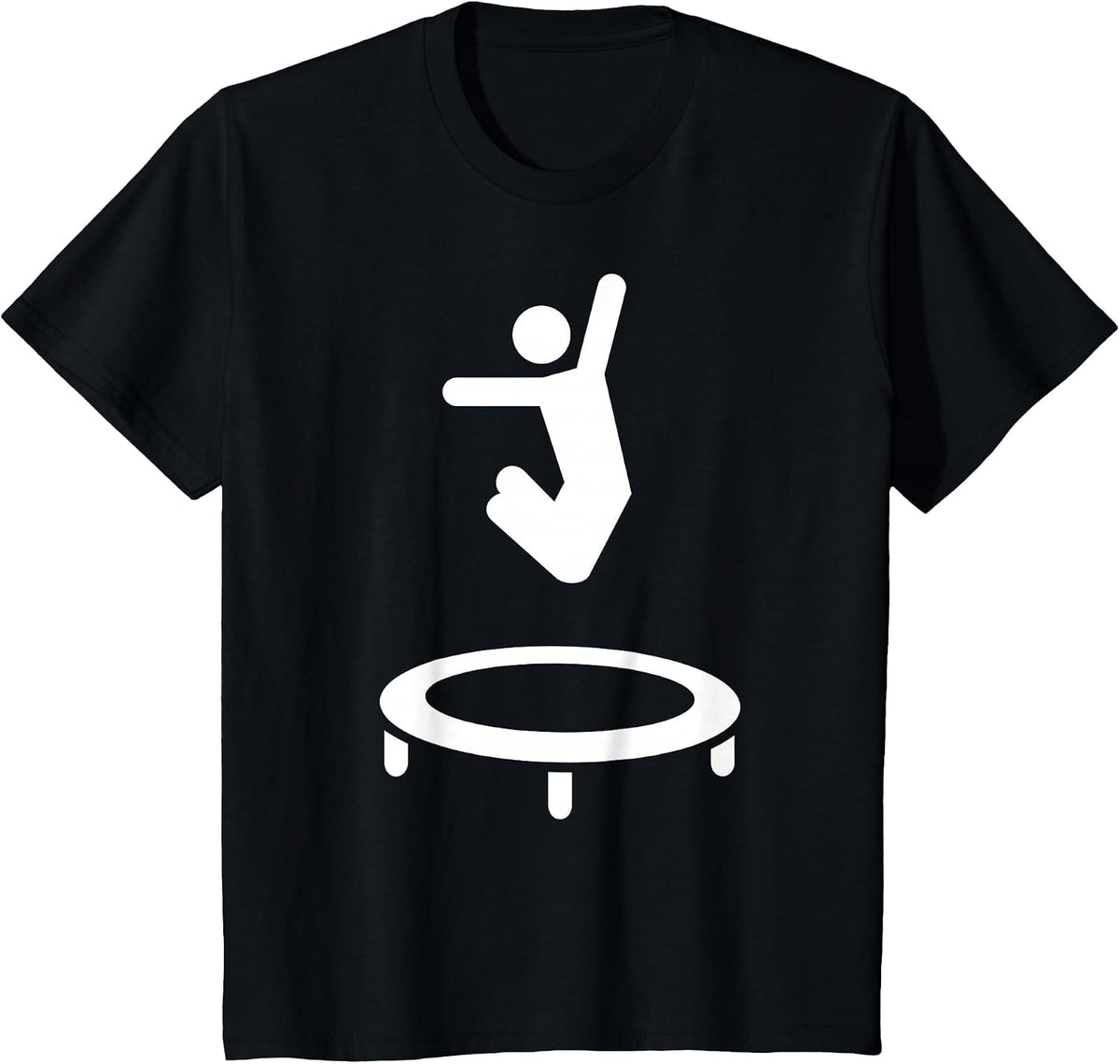 Trampoline Symbol T-Shirt T-Shirt - Black