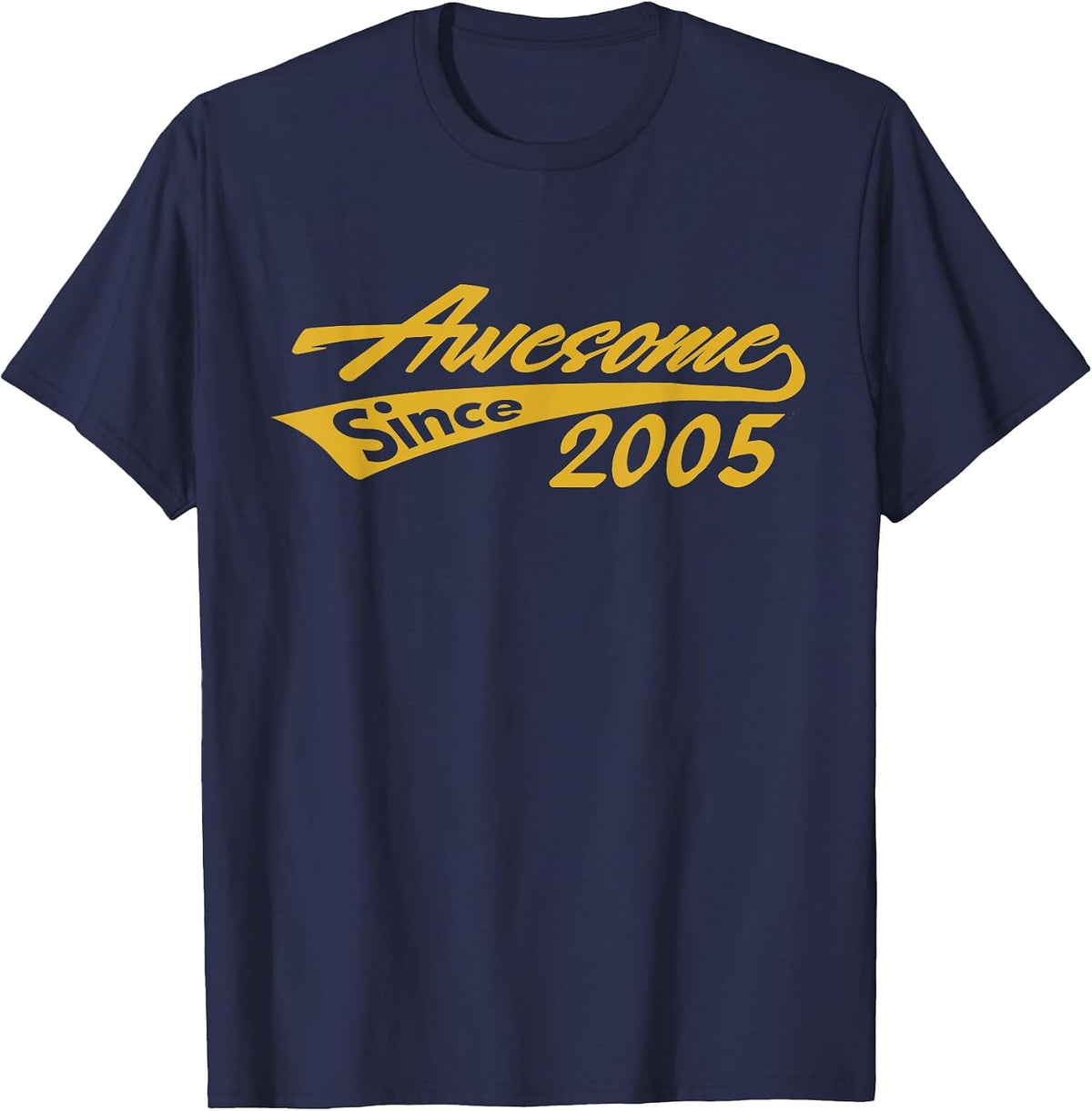Awesome 2005 Cool 21 Year Old Bday Men Women 21st Birthday T-Shirt - Navy Blue