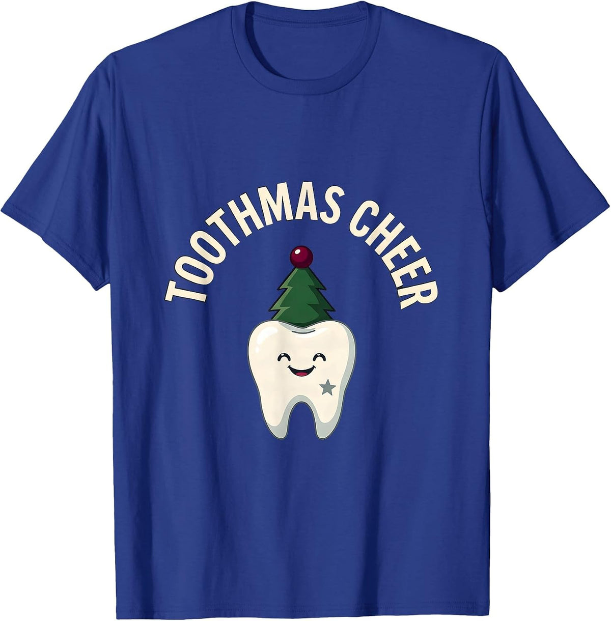 Men's Toothmas Cheer Funny Dental Christmas Dentist Dental T-Shirt - Royal Blue