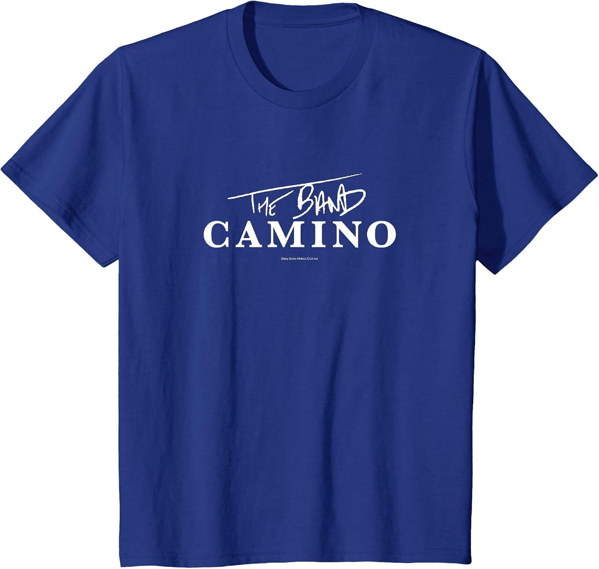 White Logo T-Shirt - Royal Blue