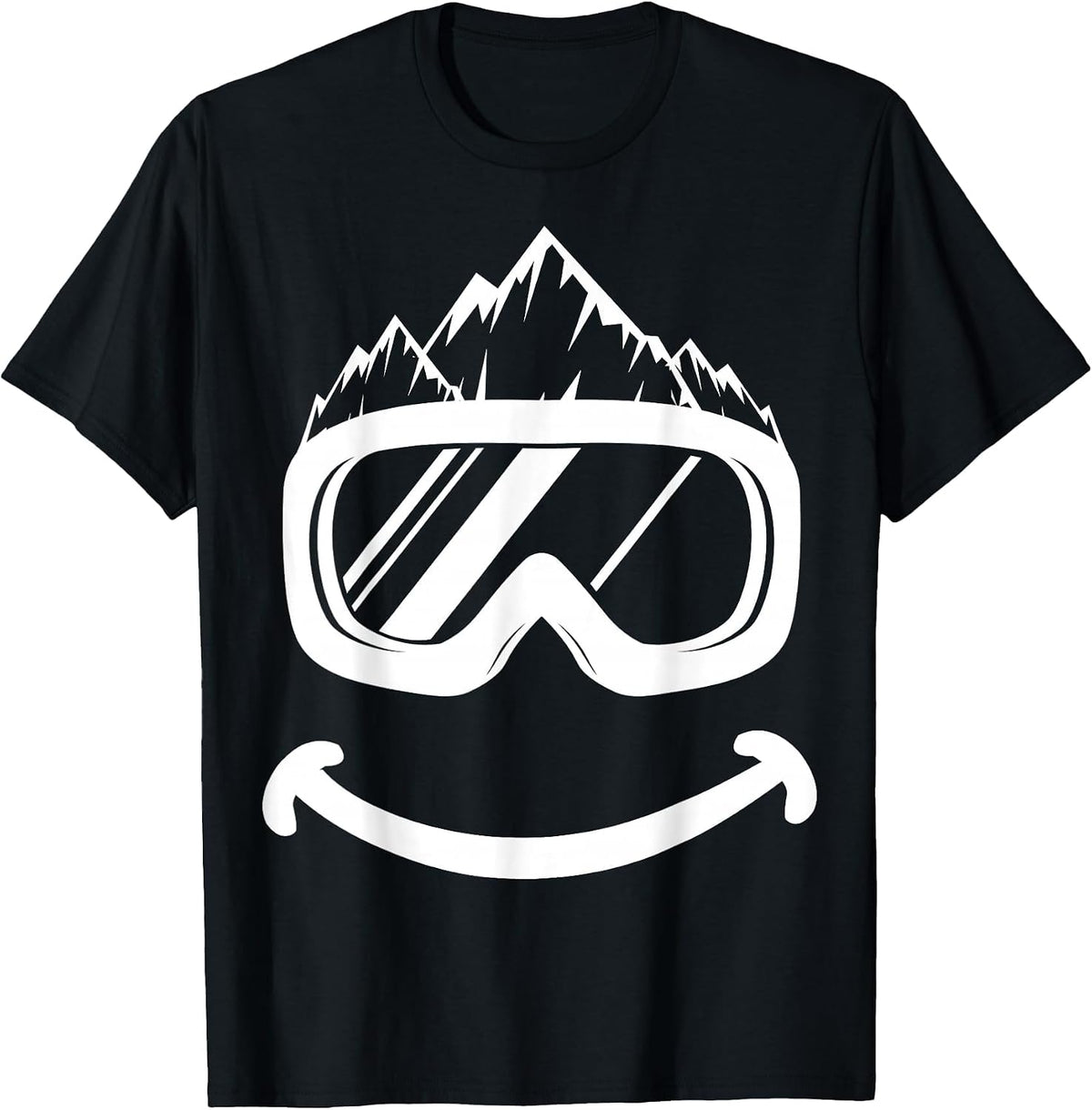 Fun Ski Tee Skiing Funny Snowboard T-Shirt - Black