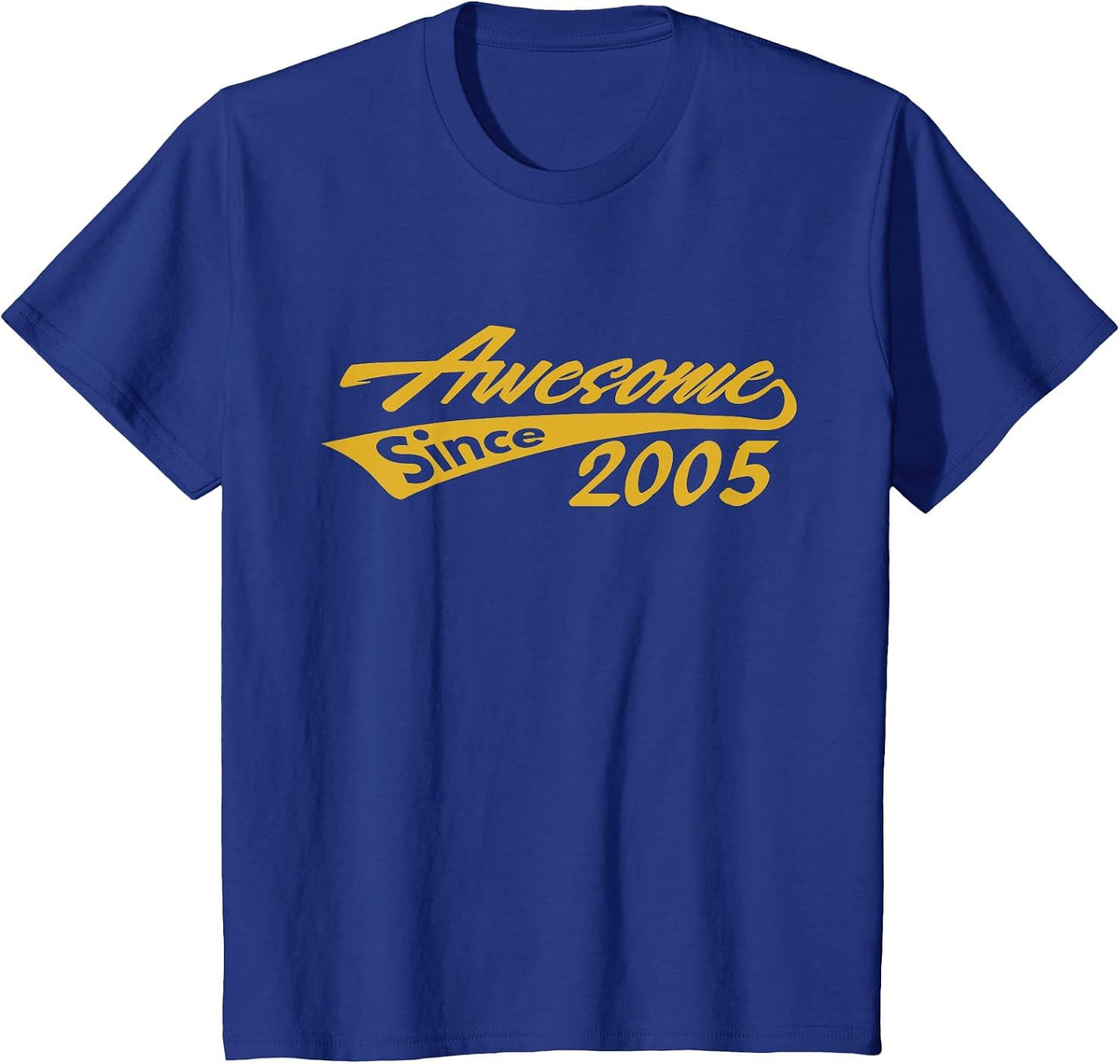 Awesome 2005 Cool 21 Year Old Bday Men Women 21st Birthday T-Shirt - Royal Blue