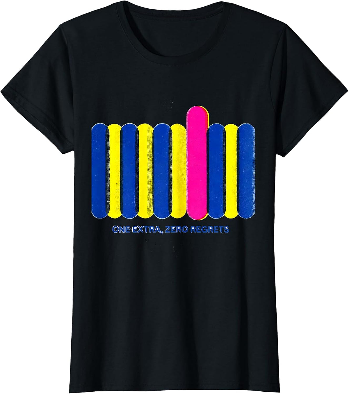 Women's One Extra Zero Regrets Down Syndrome Awareness Family Pride T-Shirt - Black
