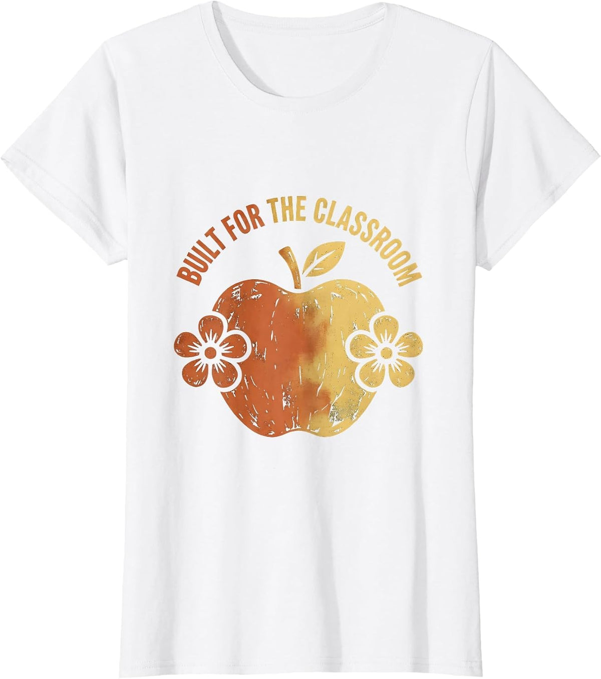 Built for the Classroom 5th Grade Teacher Design T-Shirt - White