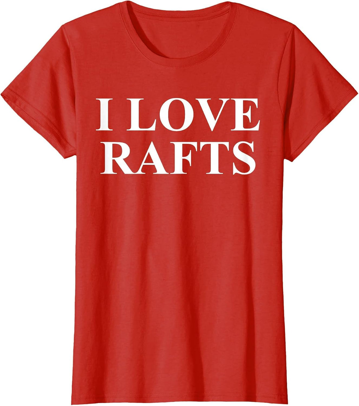 Funny Rafting Apparel - Great Rafter Design T-Shirt - Red