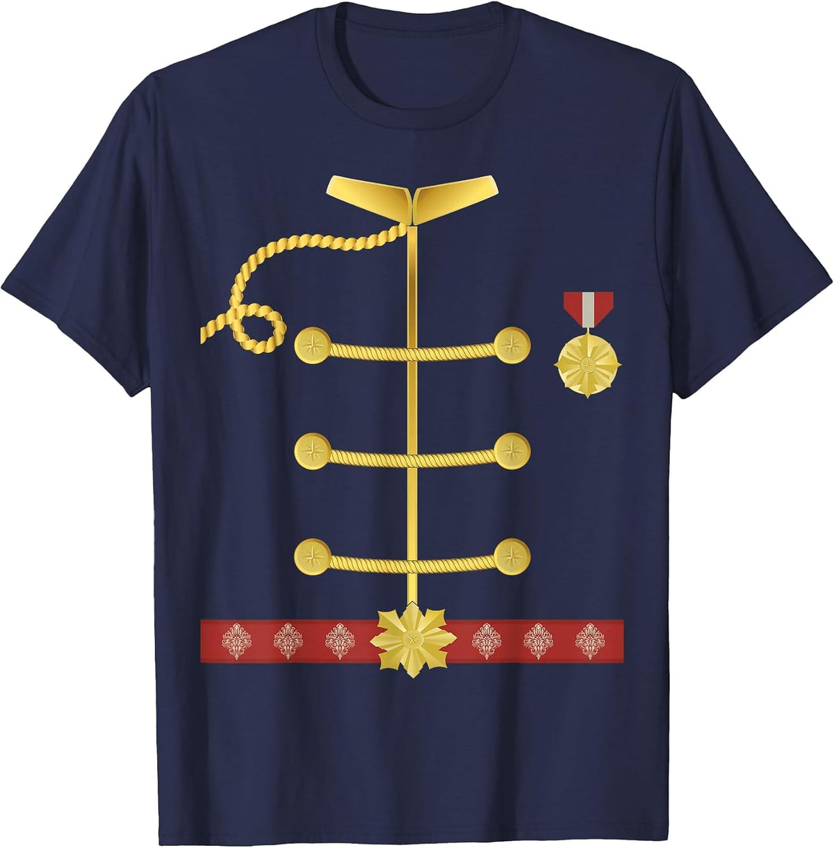 Prince Charming Shirt Halloween Royalty Costume T-Shirt - Navy Blue