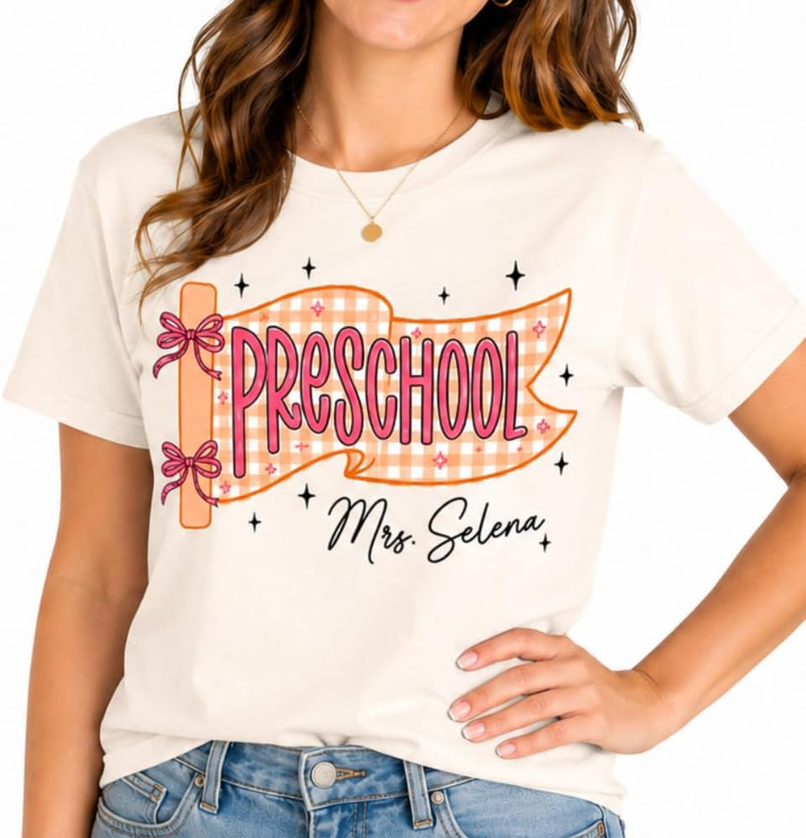 Personalized Teacher Shirt, Custom Grade Teacher Tee, Teachers Appreciation Gift, Back to School Gifts for Teachers - Design