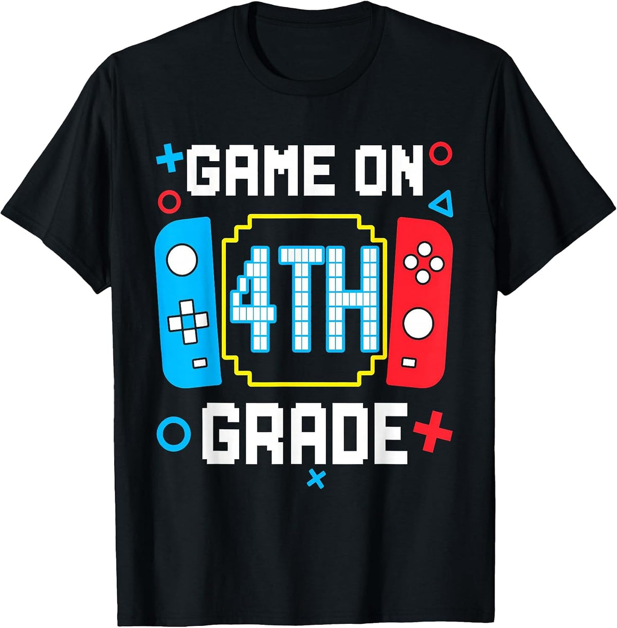 4th Grade for Boys Back to School First Day of Fourth Grade T-Shirt - Black