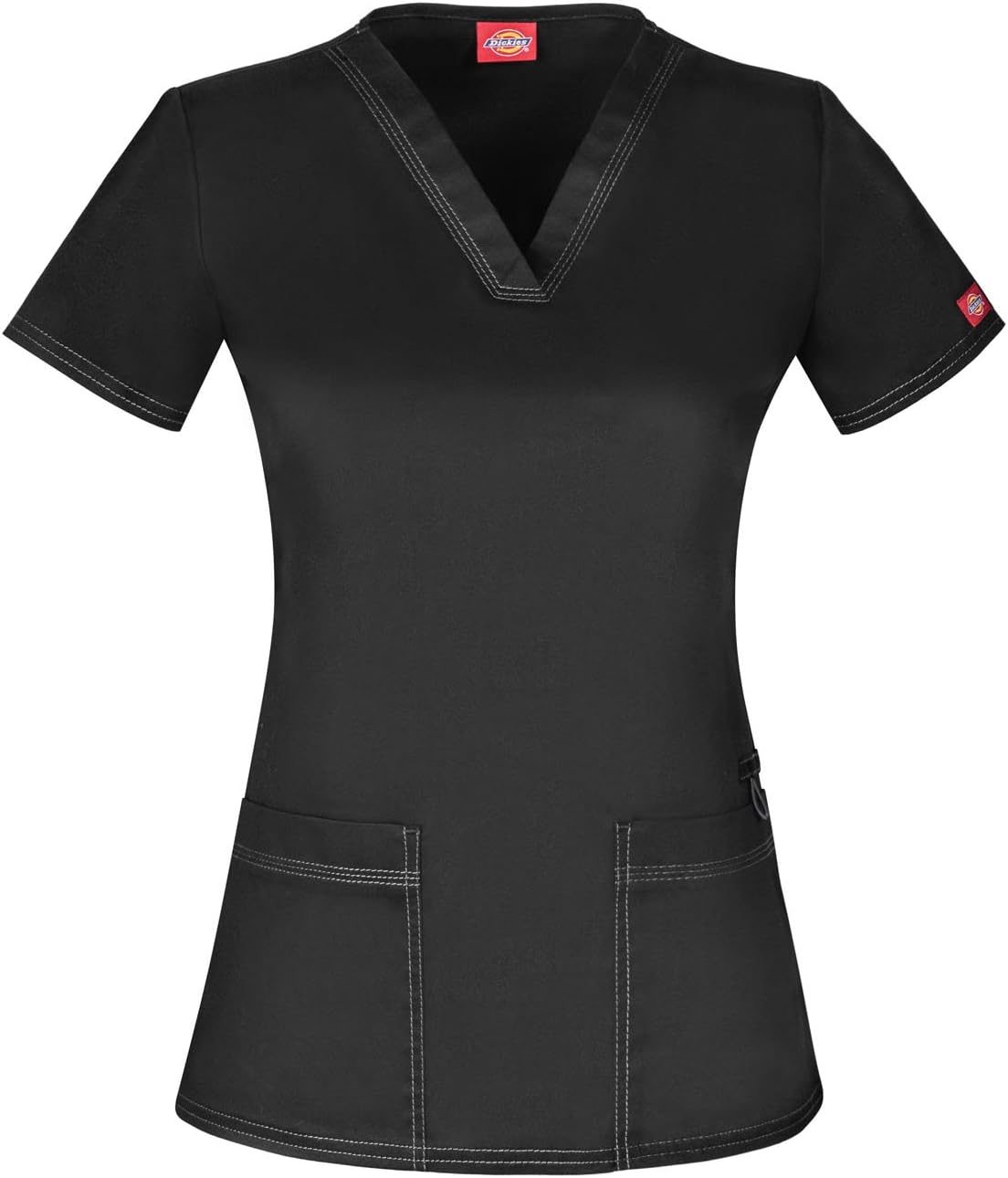 Dickies Womens V-Neck Top - Black