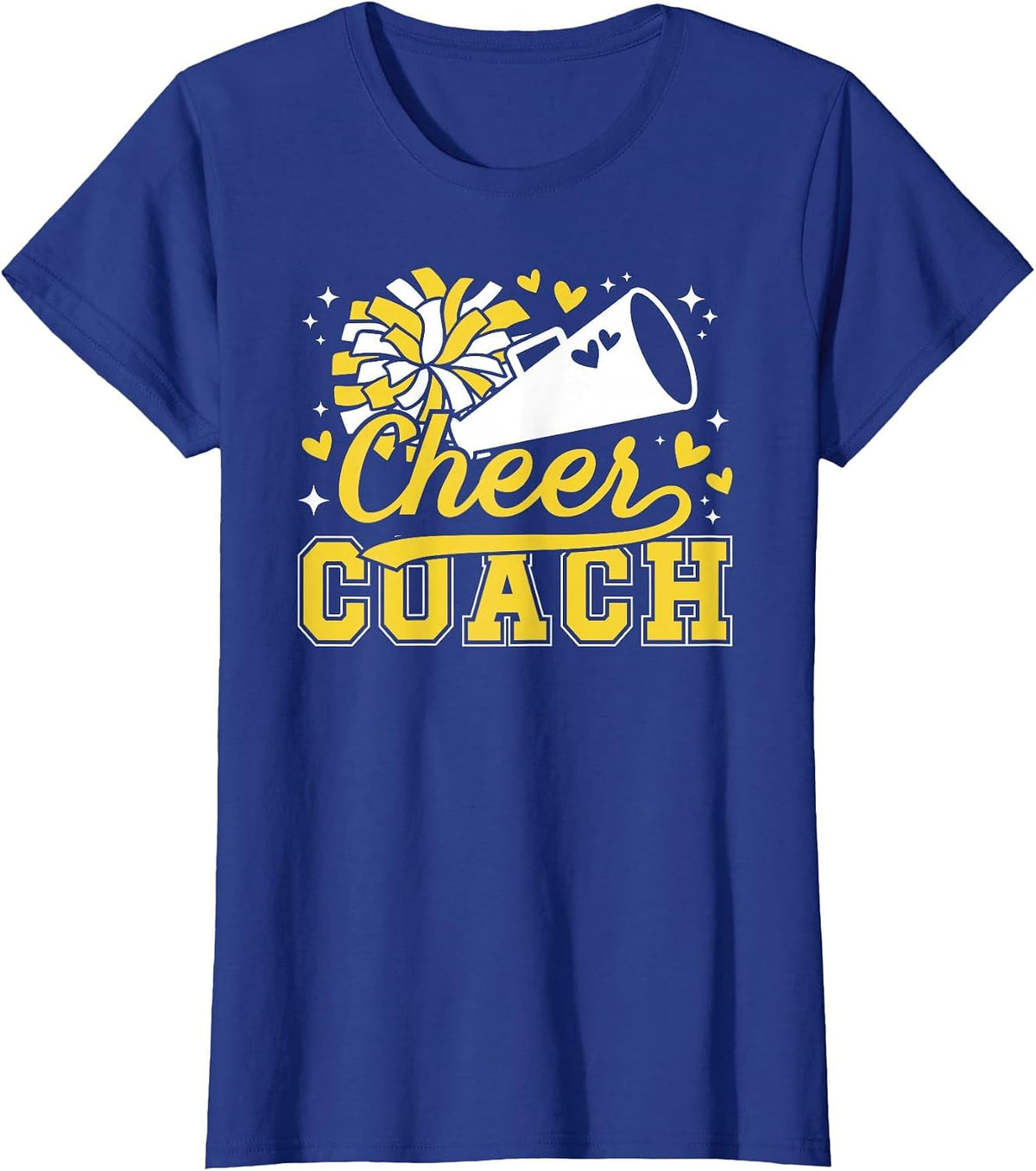 Cheer Coach Cheerleading Coach Appreciation T-Shirt - Royal Blue