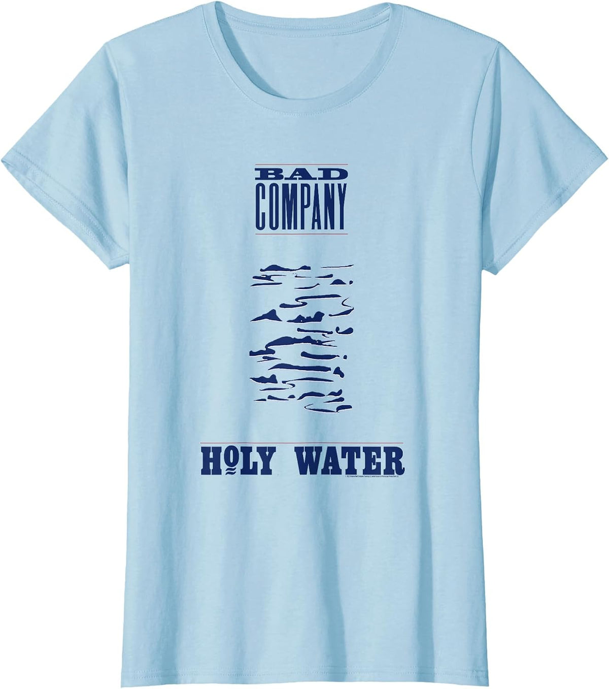 Bad Company Holy Water T-Shirt - Baby Blue