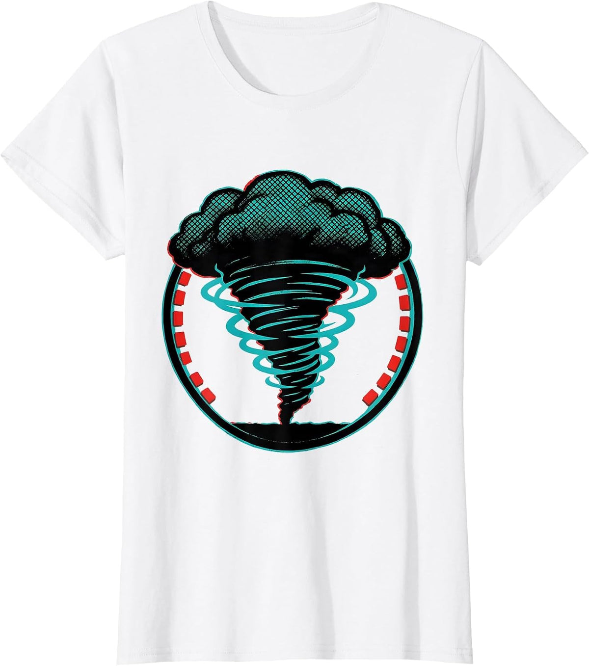 Women's Radar Signature Tornado Chaser Meteorology Enthusiast T-Shirt - White