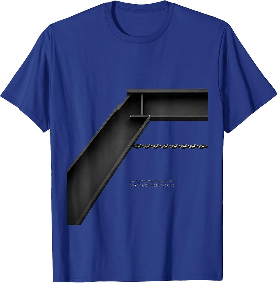I Welded The Stringer That Takes Your Weight Welder T-Shirt - Royal Blue