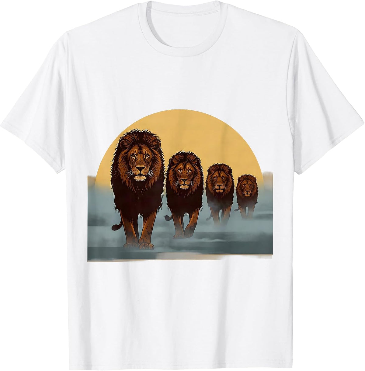 Isibindi House Pride of Lions Morning Mist T-Shirt - White