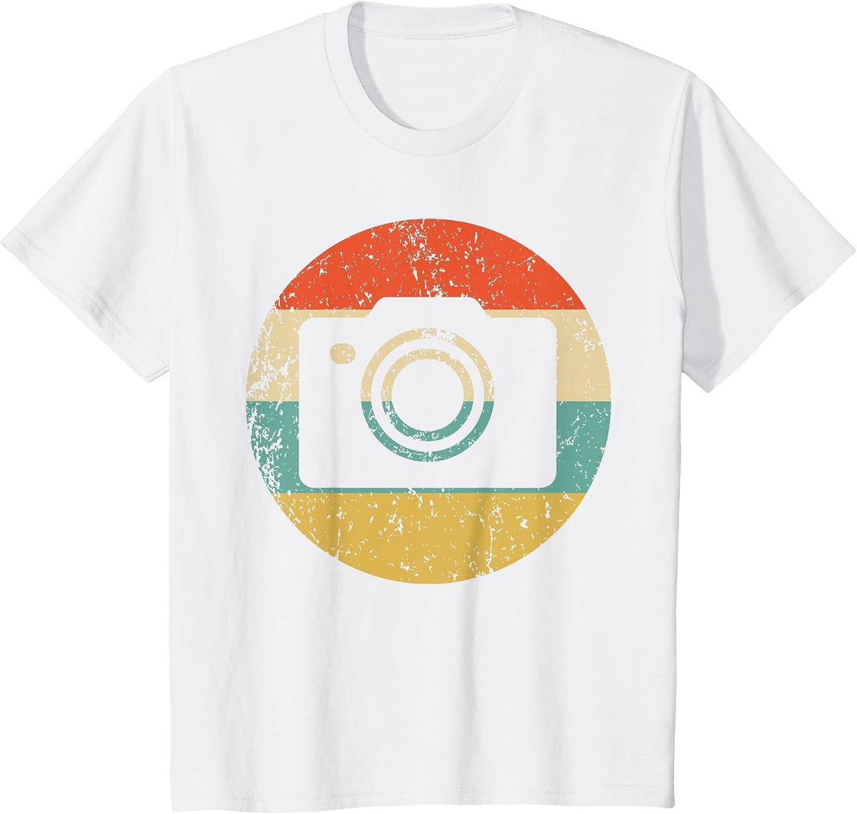 Photographer Shirt - Vintage Retro Camera T-Shirt T-Shirt - White