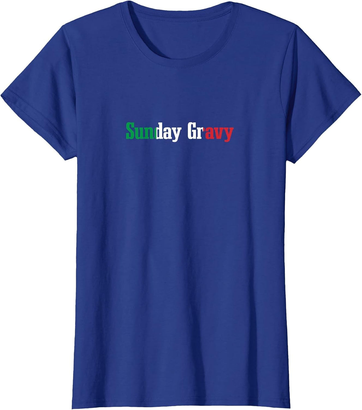 Sunday Gravy Italian Chef Italy Cook Family Reunion T-Shirt - Royal Blue
