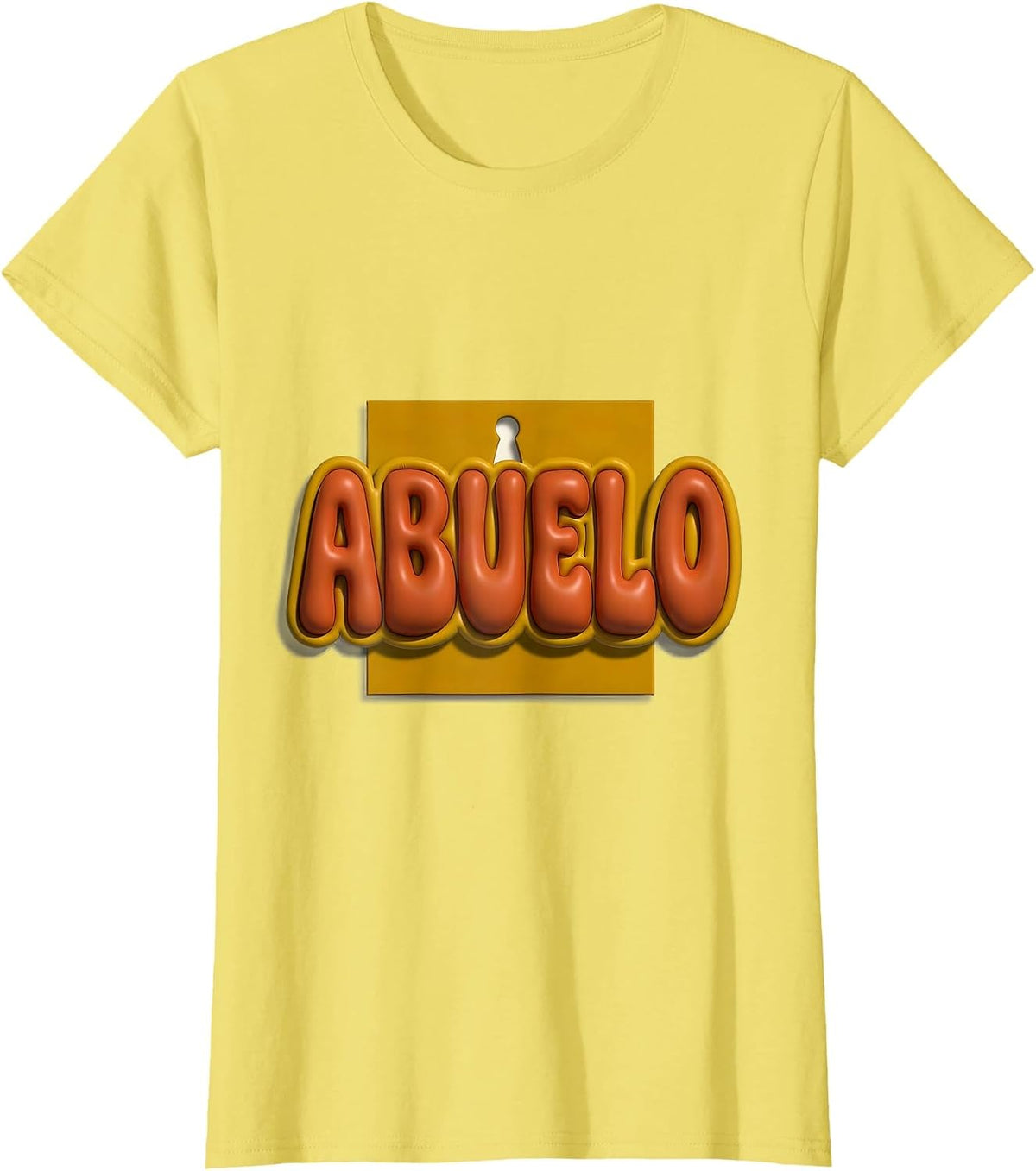 Abuelo Retro Groovy Grandparent Day Gift for Grandmothers T-Shirt - Lemon Yellow