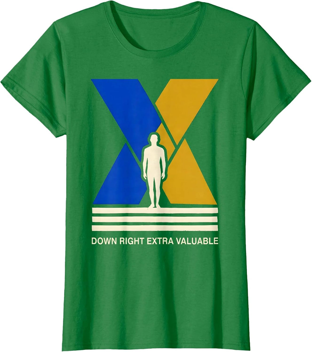 Down Right Extra Valuable Heartfelt Down Syndrome Awareness T-Shirt - Kelly Green