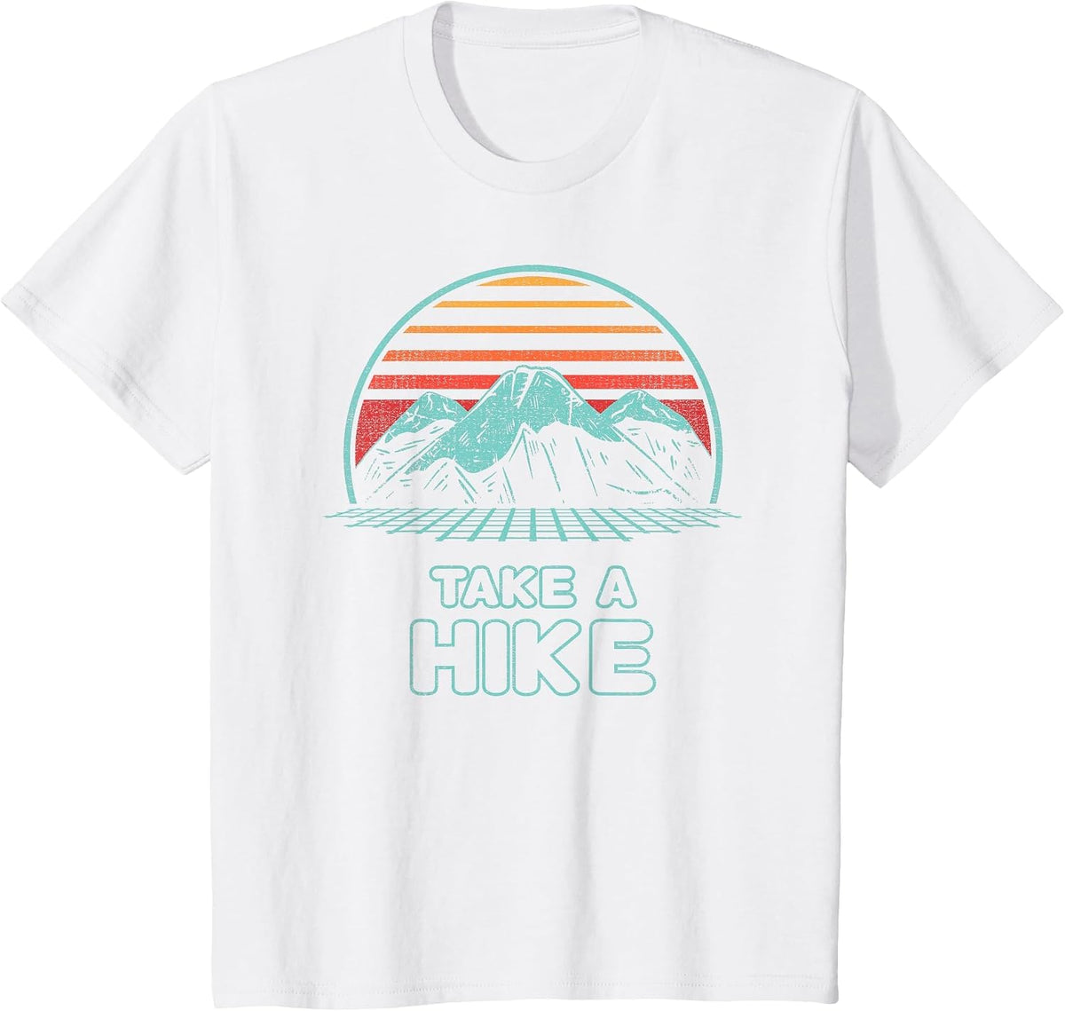Hiking Retro 80s Style Take A Hike T-Shirt - White