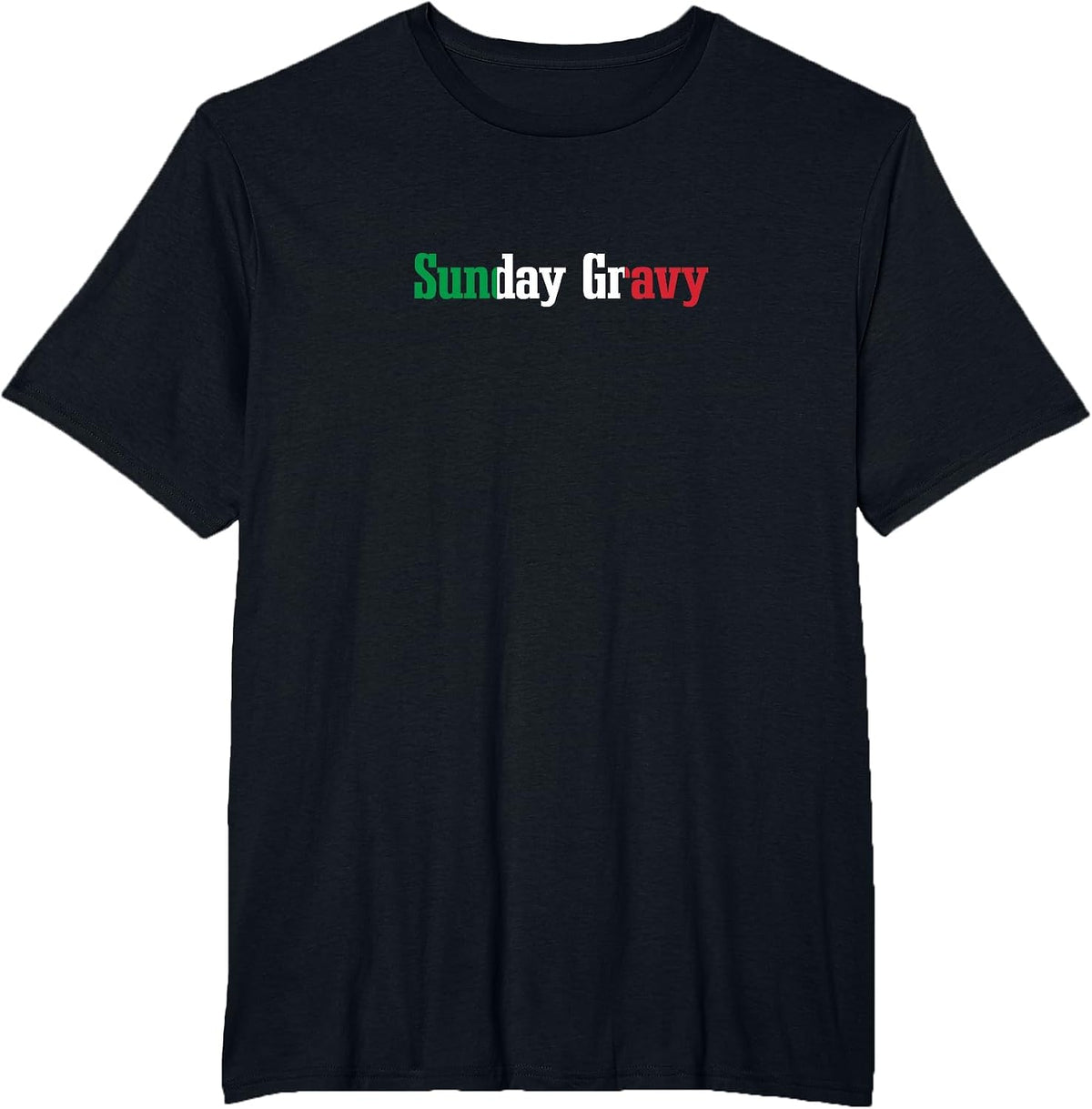Sunday Gravy Italian Chef Italy Cook Family Reunion T-Shirt - Black