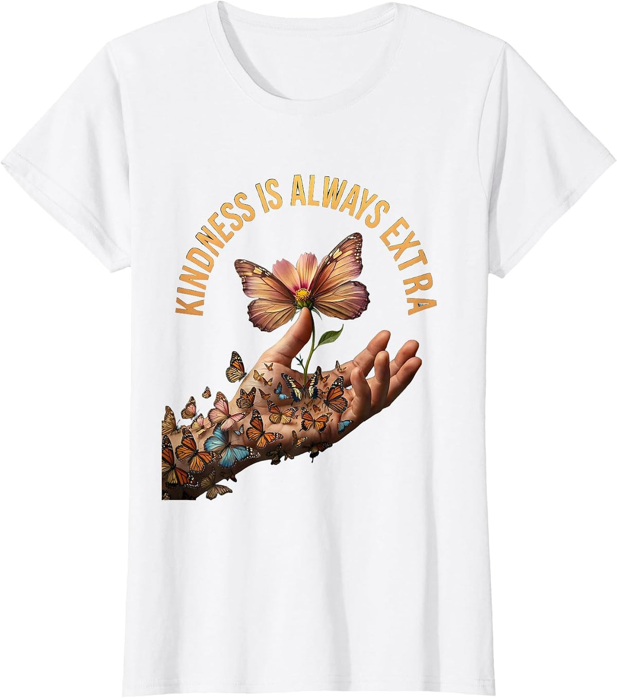 Women's Kindness Is Always Extra Down Syndrome Awareness T-Shirt - White
