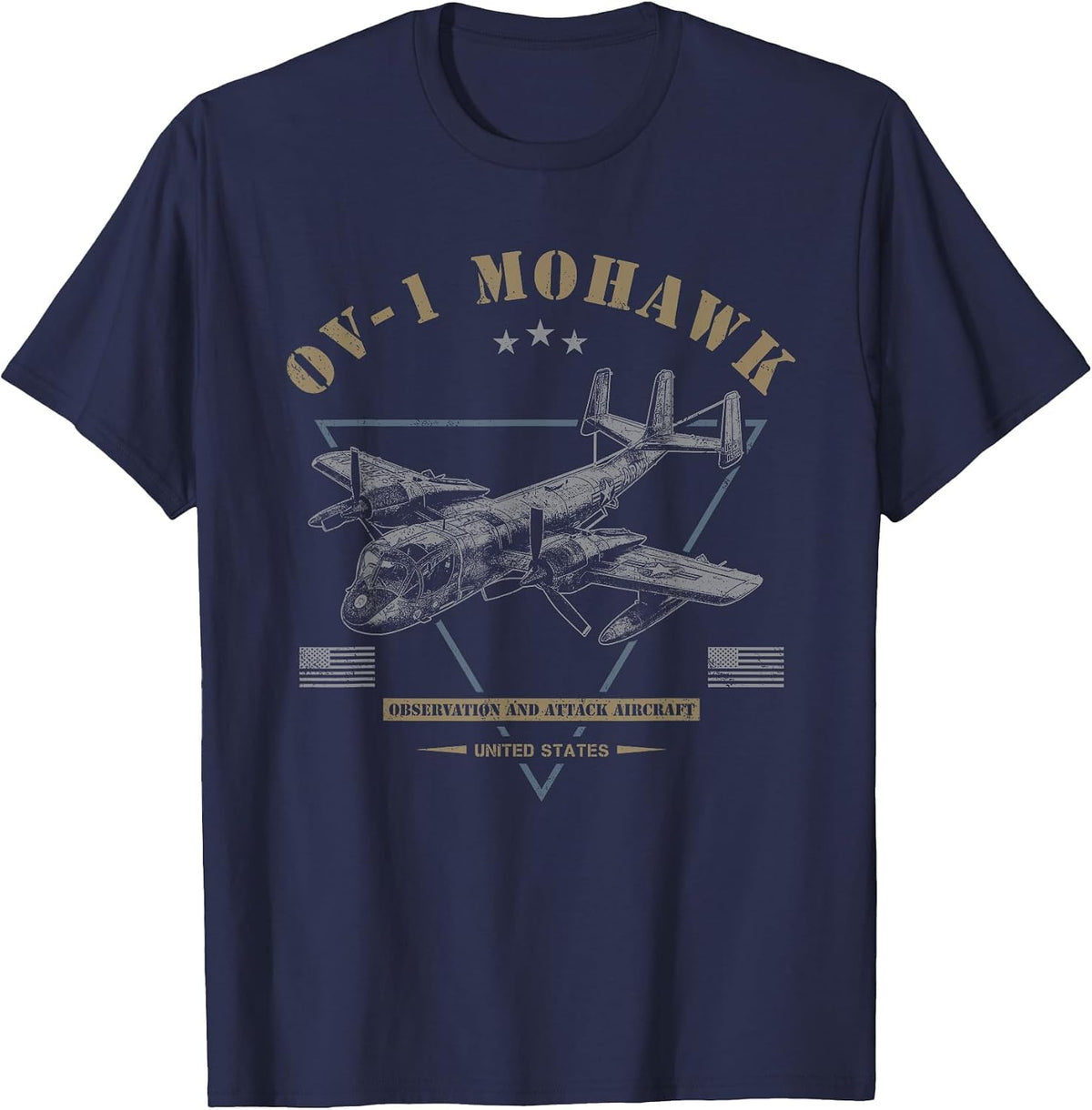 OV-1 Mohawk T-Shirt - Navy Blue