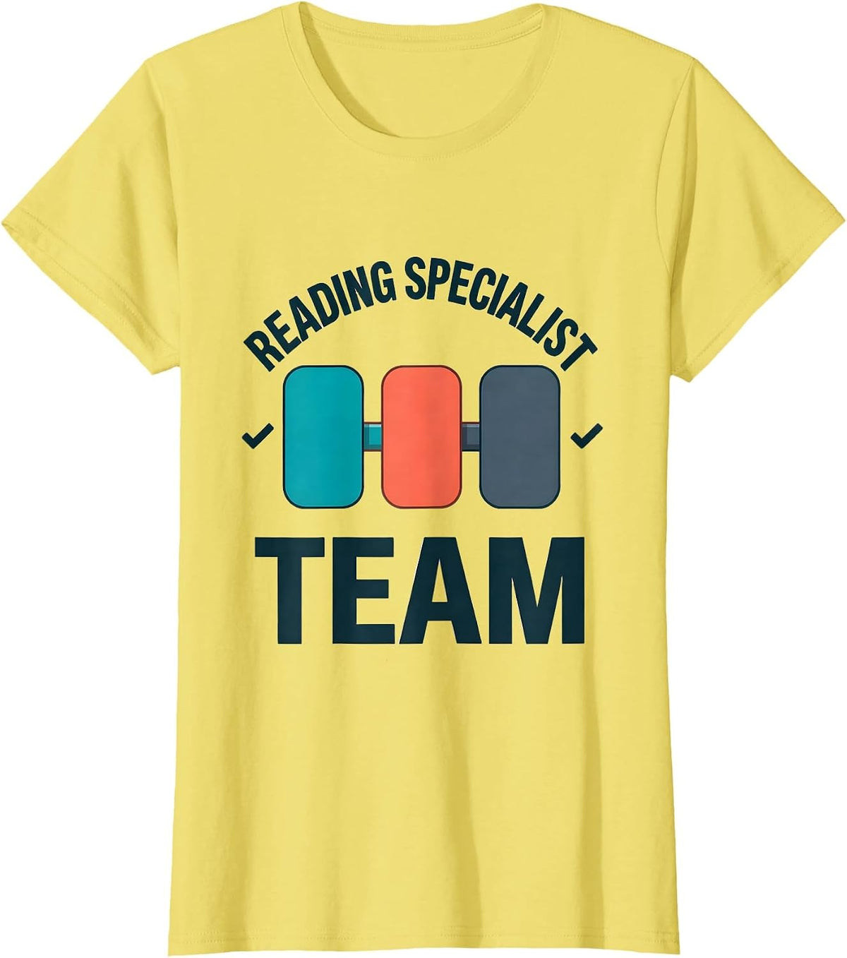 Reading Specialist Team Structured Literacy Phonics Teacher T-Shirt - Lemon Yellow
