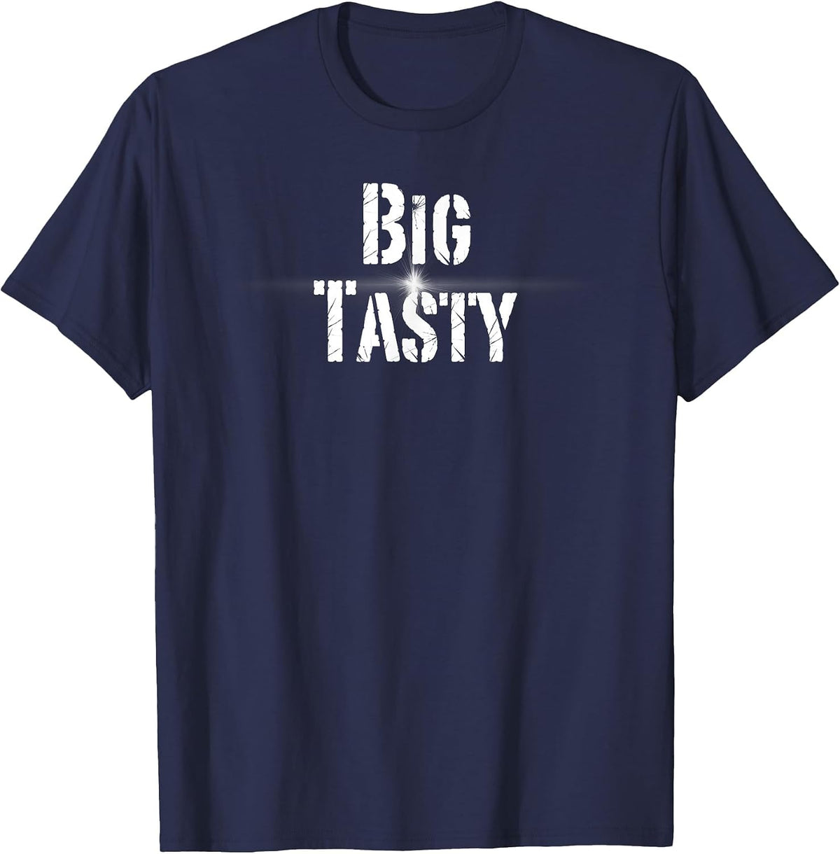 Big Tasty - Hip-Hop Novelty Shirt T-Shirt - Navy Blue