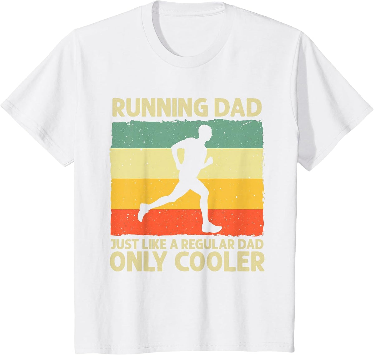 Funny Running for Men Dad Marathon Runner Coach Marathoner T-Shirt - White
