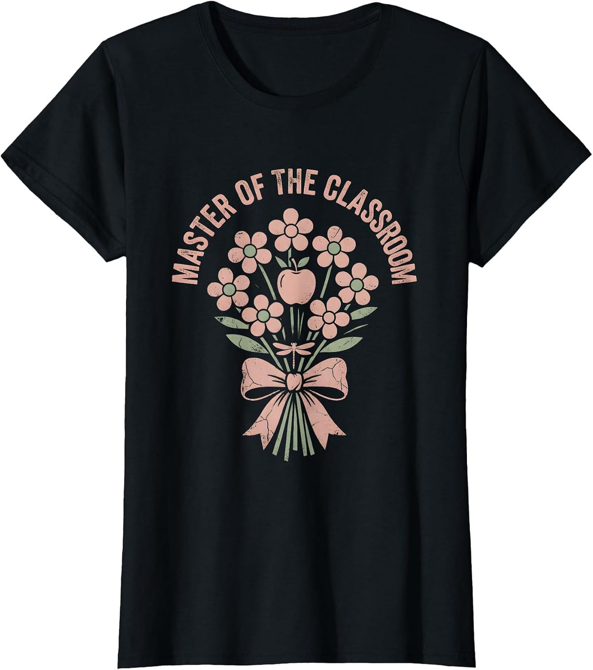 Master of the Classroom 5th Grade Teacher Design T-Shirt - Black